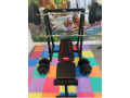 barbell-and-dumbbell-set-120kg-with-workout-bench-and-barbell-rack-fitness-equipment-small-0