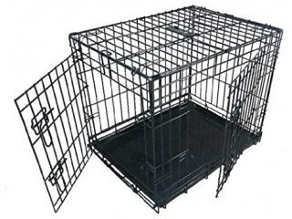 Ellie-Bo Large Dog Crate 36 inch black (excellent condition