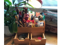 vintage-wooden-desk-tidy-with-drawers-small-0