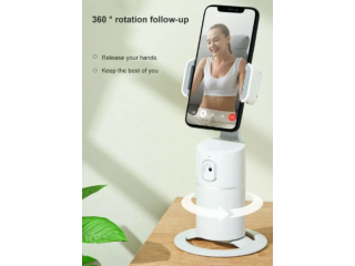 Mobile Phone Tracking Stand Smart 360Rotation Face Tracking Holder Selfie