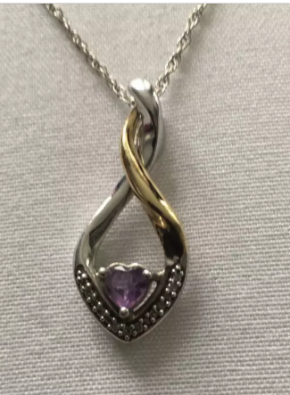 beautiful-gold-sterling-silver-necklace-with-amethyst-diamonds-big-0