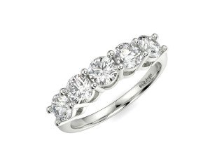 Celebrating your love with 5 Stone Diamond Full Eternity Ring